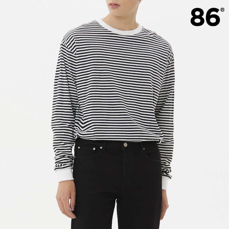 2809 Stripe t-shirt(Black)
